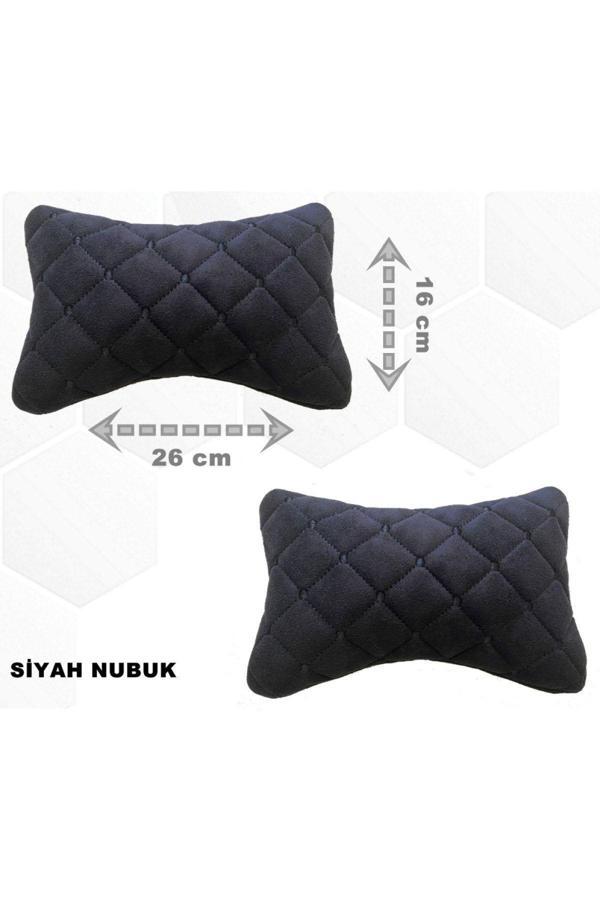 Caraks Hyundai Sonata 2017 Sonrası Oto Koltuk Boyunluk Suni Deri Ve Jarse 2 Adet - Image 1