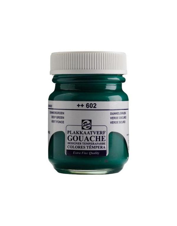Talens 602 Guaj Boya 16 Ml Deep Green (Koyu Yeşil) (10 Lu Paket) - Image 1