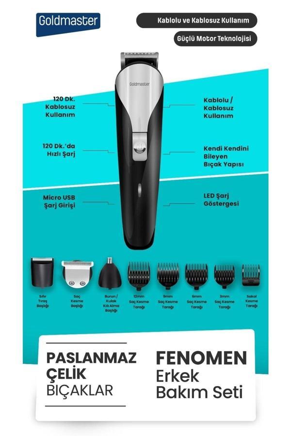 GOLDMASTER GM 8184 FENOMEN ERKEK BAKIM SETİ - Image 1