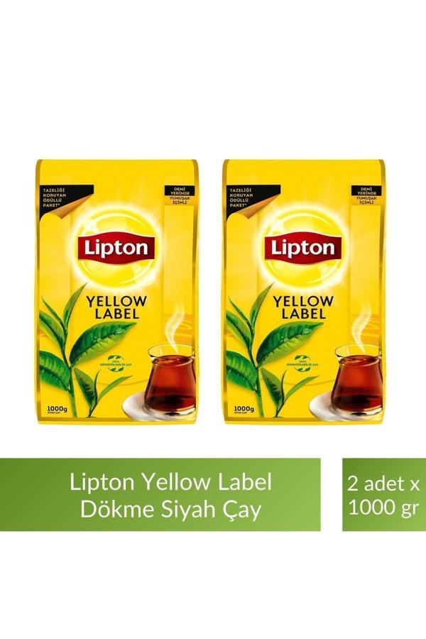 Lipton Yellow Label Dökme Siyah Çay 1000 gr x 2 Adet - Image 1