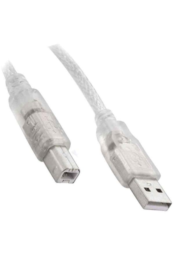 Astra Market Usb Yazıcı Kablosu 5 Mt 2.0 Şeffaf Sl-U2005 * Ac-Up05 - Image 1