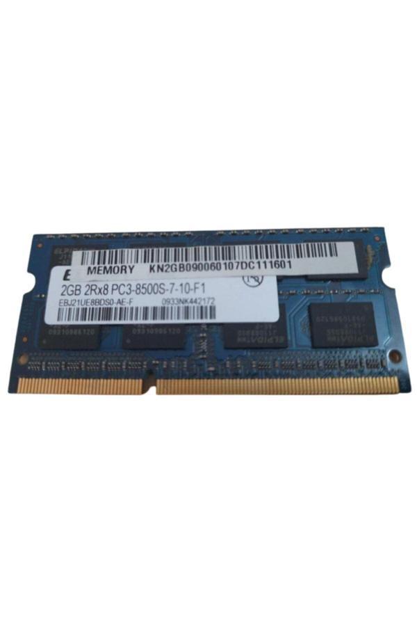 Elpic Elpida Ebj21Ue8Bds0-Ae-F 2Gb Pc3-8500 1066Mhz 204Pin Laptop / Notebook Sodımm Cl7 1.5V Non-Ecc Ddr3 - Image 1