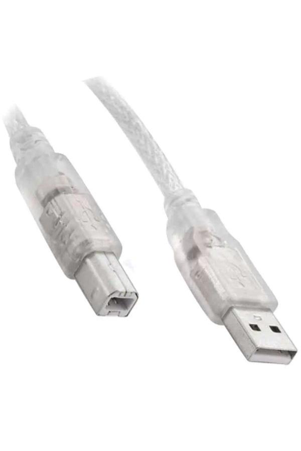 Go İthalat Usb Yazıcı Kablosu 5 Mt 2.0 Şeffaf Sl-U2005 * Ac-Up05 (0) - Image 1