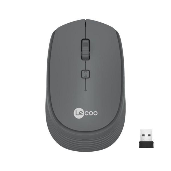 Lenovo Lecoo Ws202-G Gri Usb Kablosuz Mouse - Image 1