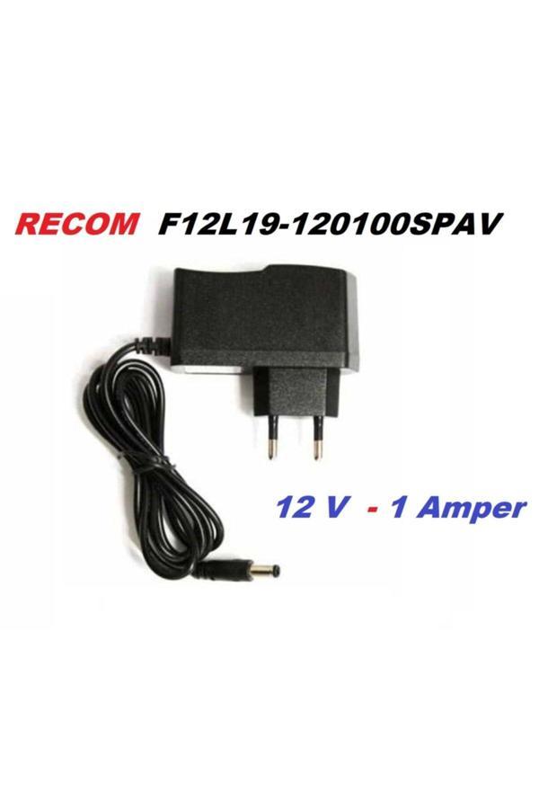Recom 12V 1A Adaptör F12L19-120100Spav Modem Şerit Led Kamera Uydu 12 Volt 1 Amper Şarj Alet 14 - Image 1