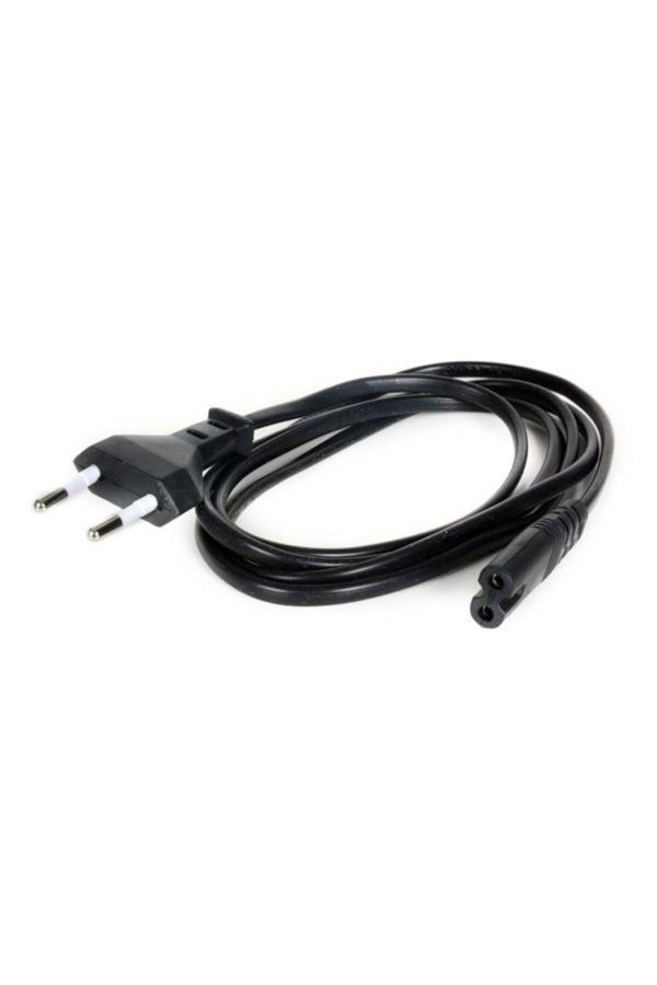 Uygun Ac 220 Kablo Teyp Fişi/Notebook-Laptop Adaptör Fişi/Playstation Uyumlu (150Cm) (10 Adet) - Image 1