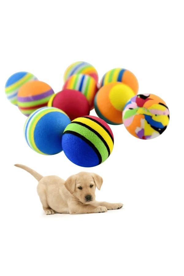 Pribor 4’Lü Kedi Köpek Evcil Hayvan Sünger Oyun Topu - Image 1