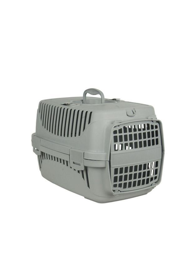 Pribor Hz-100 Kedi Köpek Evcil Hayvan Taşıma Çantası Box Orta Boy Çok Fonksiyonlu Gri - Image 1