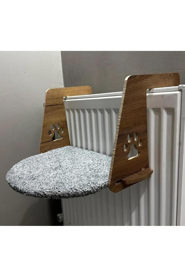 Pribor Kedi Kalorifer Petek Yatağı Peluş (Kolay Montaj Geçmeli Sistem) - Image 1