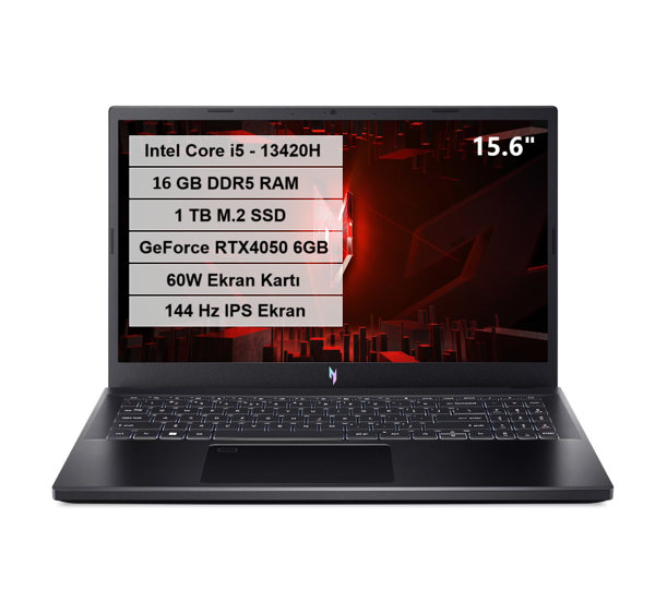 Acer ANV15-51 i5-13420H 16GB 1TB SSD RTX4050 Freedos - Image 1
