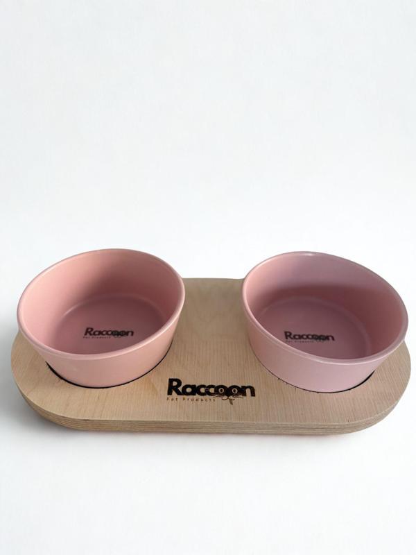 Raccoon Zeus 13 Cm Çift Tablalı Pembe - Image 1