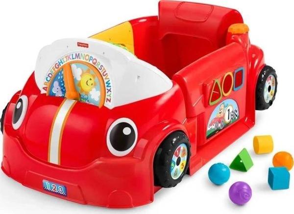 Fisher-Price Bebek Eğlen ve Öğren Araba Aktivite Merkezi Red - Image 1