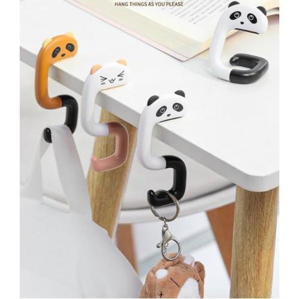 Büro Ev Ofis Düzeni için Sevimli Hayvan Desen Katlanır Kanca Askı - Image 1
