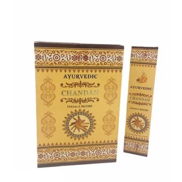 Büro Ev Ofis Kokusu için 12x18 Ayurvedic Chandan Çubuk Tütsü - Image 1
