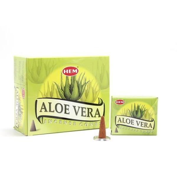 Büro Ev Ofis Kokusu için Aloe Vera Bitki Kokulu Konik Tütsü - Image 1