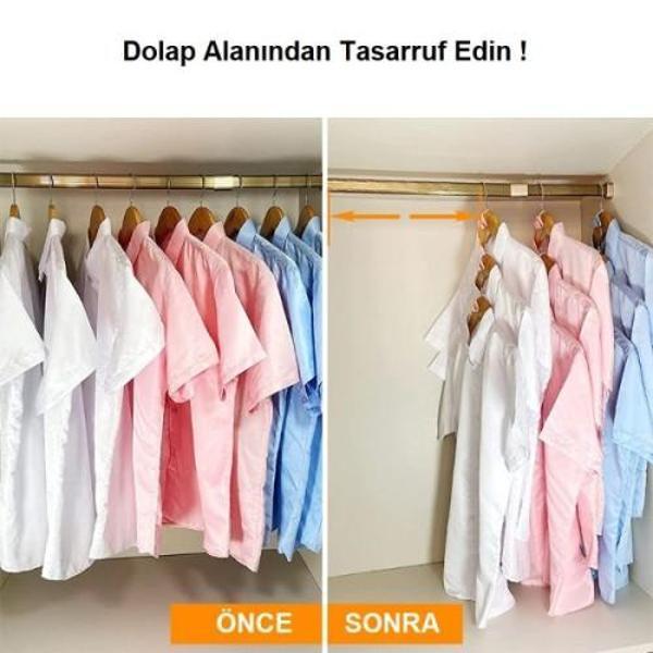 Büro Ev Ofis Düzeni için Dolap İçi Organizer Askı Aparatı - Image 1