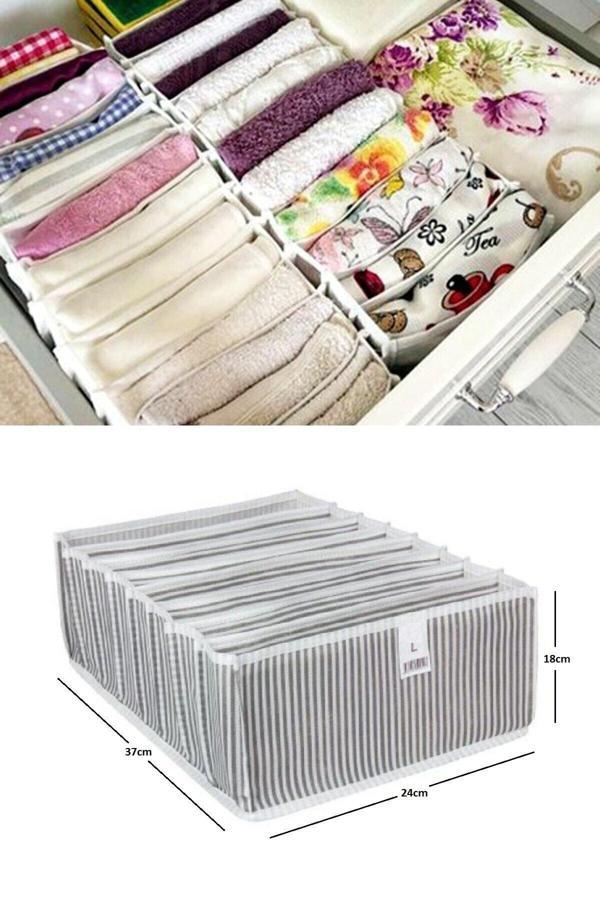 Büro Ev Ofis Düzeni için 8 Bölmeli Akordiyon Tip Çekmece Organizer - Image 1