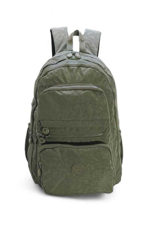 Klinkır Kumaş Lise Ortaokul Sırt Çantası Çok Cepli 571 Collection Goril Anahtarlık Hediyeli! 43*30  - Image 1