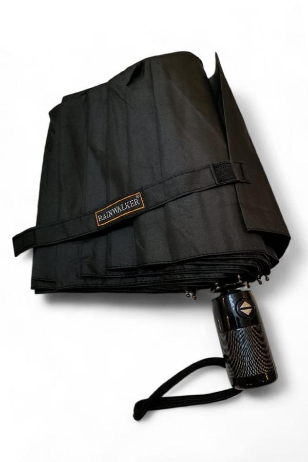 10 Telli Full Otomatik Siyah Şemsiye Tek Düğme İle Açma-Kapama 100 Cm Çap 30 Cm Kapalı Boyut  - Image 1