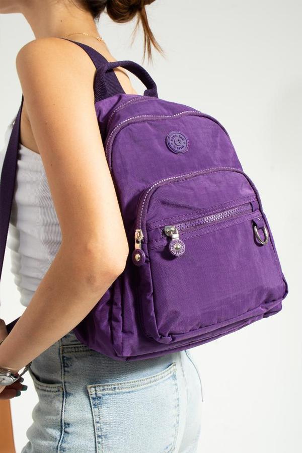 Kadın Sırt Çantası Günlük Kullanıma Uygun 30*25 Cm Klinkır Kumaş Çok Cepli Hafif Su İtici Kumaş   - Image 1