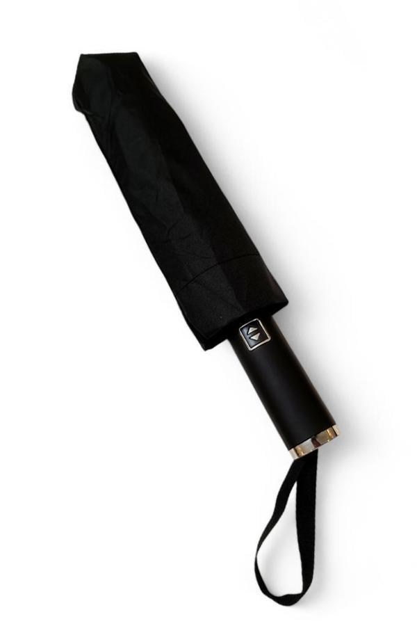 Full Otomatik 10 Telli 100 Cm Çap Siyah Renk Şemsiye 32 Cm Kapalı Boyut - Image 1