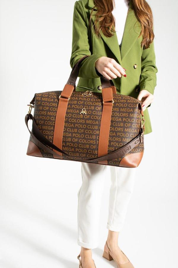 Seyehat Spor Çantası 36 Lt Kabin Boy Valiz 48*35 Cm El Valizi Vegan Deri Unisex 45*35 Cm Suni Deri - Image 1