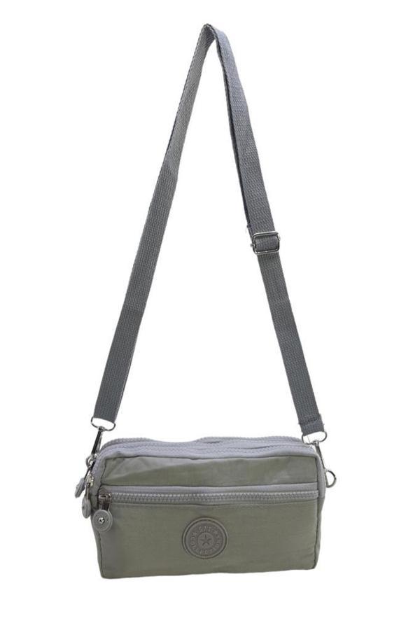 Klinkır Kumaş Mini Çapraz Askılı Kadın Çanta 571 Collection Yağmur Geçirmez El Çantası 20*10 Cm - Image 1