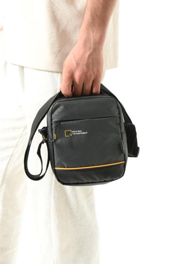 Erkek Omuz Çantası Elde Tutma 23*14 Cm Çapraz Askılı Postacı Çantası Mega Çanta Paraşüt Kumaş - Image 1