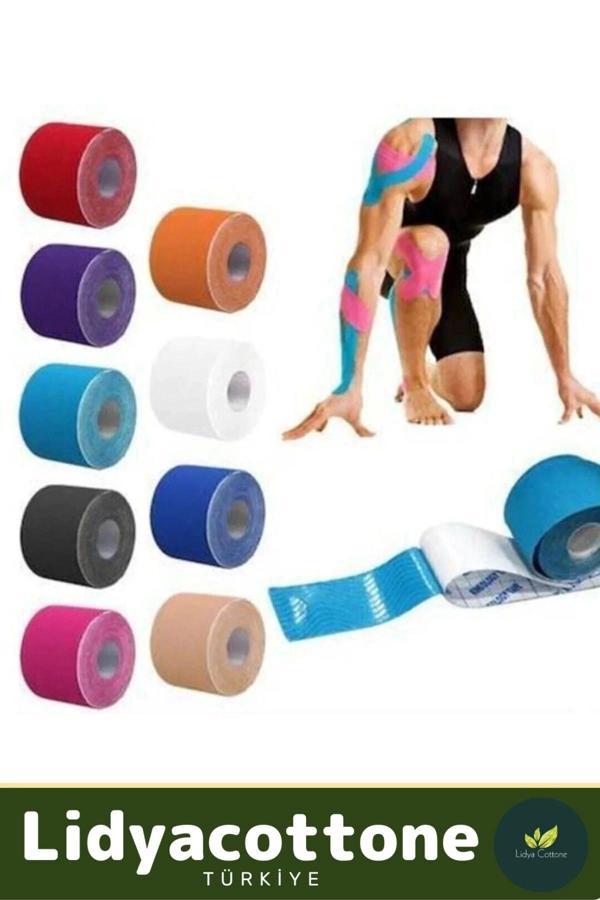 Ağrı IsıI Bandı Hızlı Etkili Büyük Boy Kas Eklem Bel Bacak Kol Boyun Sırt Omuz Karın Kalça 5cm x 5m - Image 1