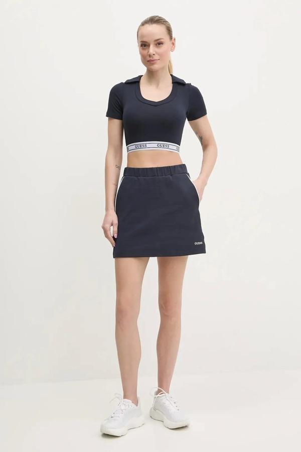 Guess Kadın Lacivert Nigella Etek - Image 1