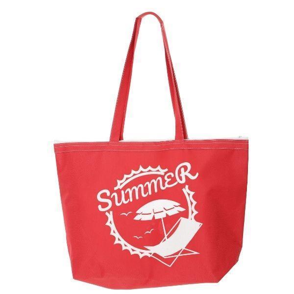 Baghashtag Summer Beach Bag Plaj Çantası Kırmızı - Image 1