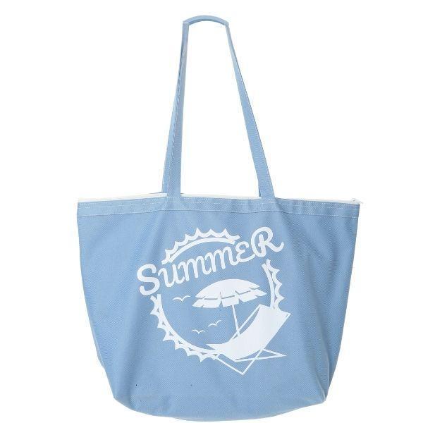 Baghashtag Summer Beach Bag Plaj Çantası Mavi - Image 1