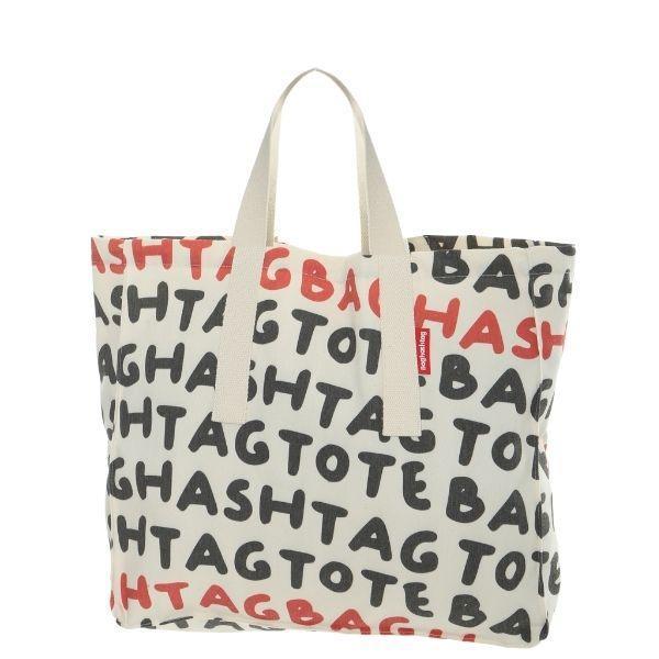 Baghashtag Totebaghashtag Baskılı Bez Çanta - Image 1