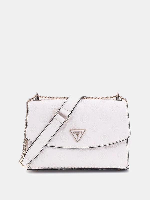 Guess Kadın Ekru Cresidia Dönüştürülebilir Flap Crossbody Ça - Image 1