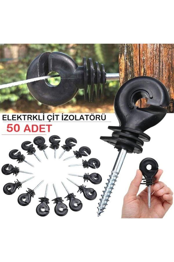 Suwar 50 Adet Elektrikli Çit Ahşap Tip İzolatör - Image 1