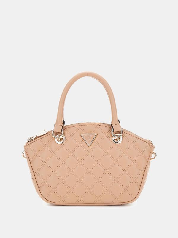 Guess Kadın Bej Giully Mini Satchel Çanta - Image 1