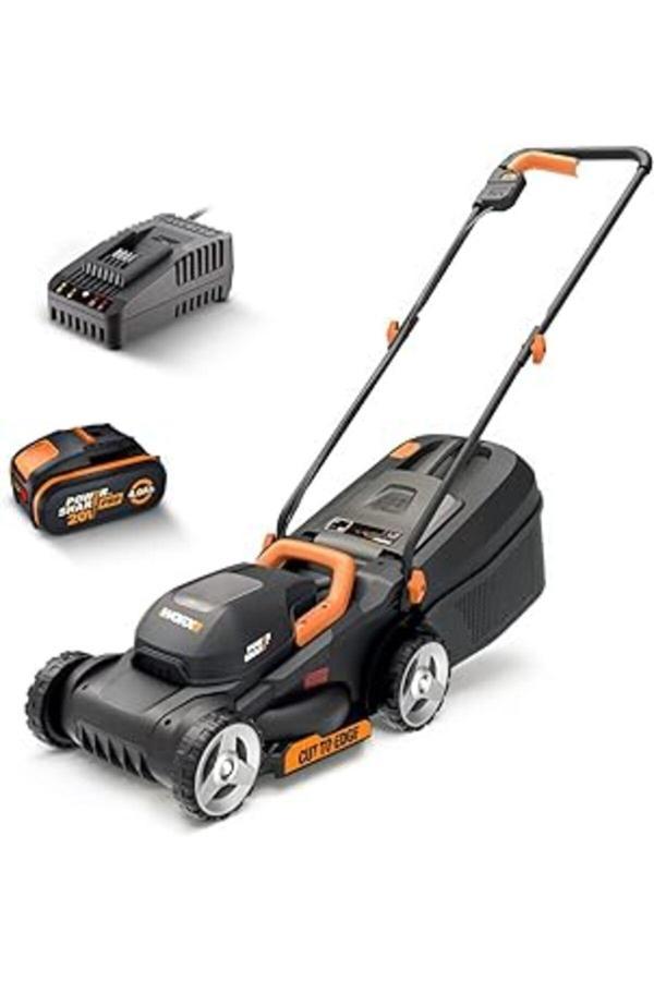 Worx Wg730E 20V 4.0Ah Li-On 30Cm Profesyonel Kömürsüz Şarjlı Çim Biçme - Image 1