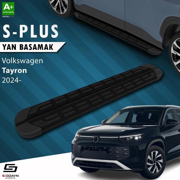 S-Dizayn VW Tayron 2 S-Plus Siyah Yan Basamak 193 Cm 2024 Üzeri A+ Kalite - Image 1