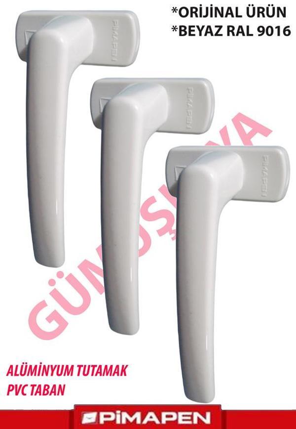 3 ADET-Pimapen Pencere Kolu (BEYAZ) - Image 1