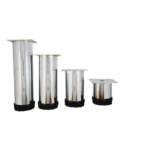 40 LIK 12 CM PARLAK KROM METAL YUVARLAK AYAK ( 4 ADET) - Image 1