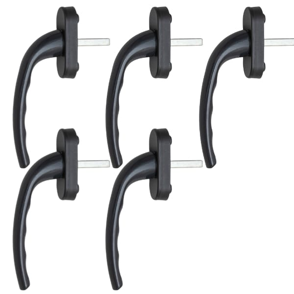 5 ADET Pimapen Pencere Kolu Alüminyum (KOYUKAHVE-SİYAH) (Kaya-Pen Marka Star Model) - Image 1