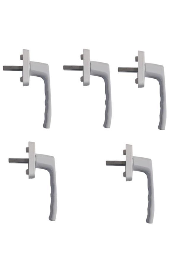 5 ADET-Pimapen® Marka Alüminyum Pencere Kolu (BEYAZ) - Image 1