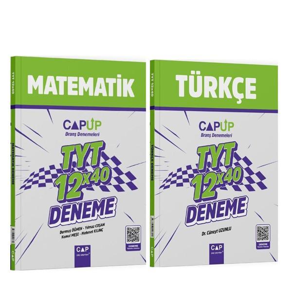 Çap Yayınları TYT Matematik ve Türkçe Deneme Seti 2 Kitap - Çap Yayınları - Image 1