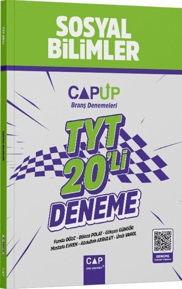TYT Sosyal Bilimler 20 li Deneme Çap Yayınları - Çap Yayınları - Image 1