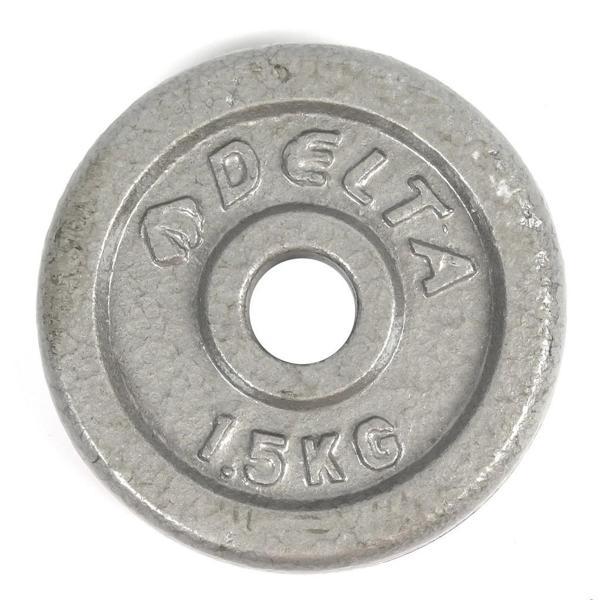 Delta Gri Döküm Plaka ( Çiftli ) 1,5 KG x 2 Adet DS 7215 - Image 1