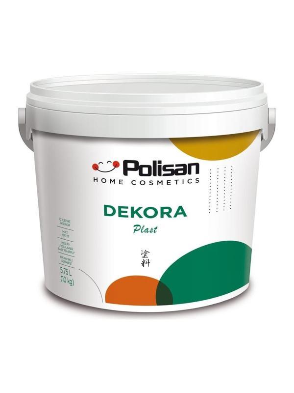Polisan Dekora Plast Plastik Boya Beyaz 3 kg - Image 1