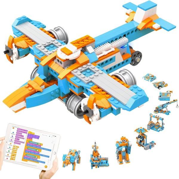 Apitor 10'u 1 arada STEM Robot Yapım Seti, Programlanabilir Kodlama Robotu - Image 1