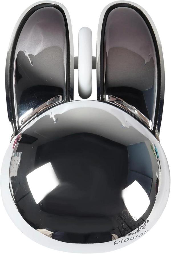 Guguelec Kablosuz Mouse, Sevimli Tavşan Bluetooth Çift Mod, Küçük - Gümüş - Image 1