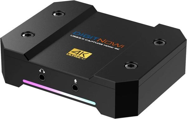 DIGITNOW USB Video Yakalama Kartı 4K/60Hz HDR10 Sıfır Gecikmeli - Siyah - Image 1