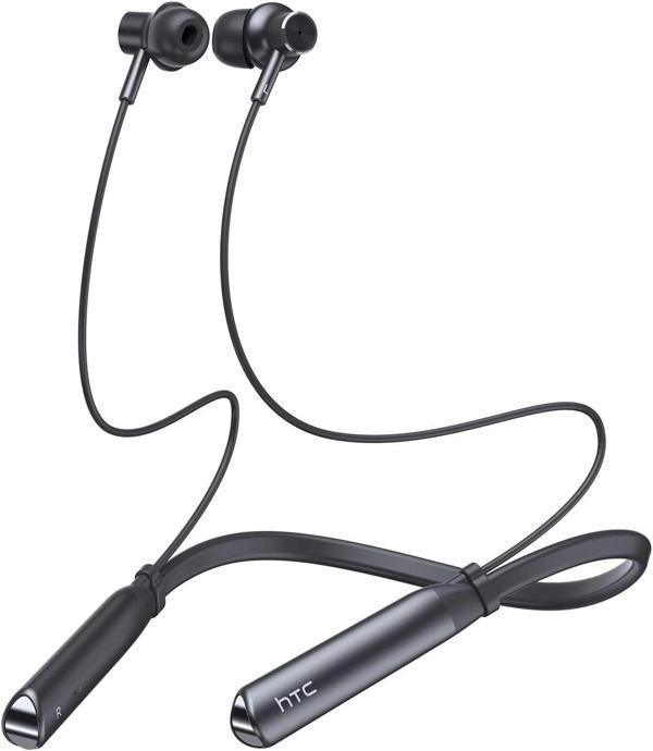 HTC Boyun Bantlı Bluetooth Kulaklık, Manyetik Stereo Kulaklık - Siyah - Image 1